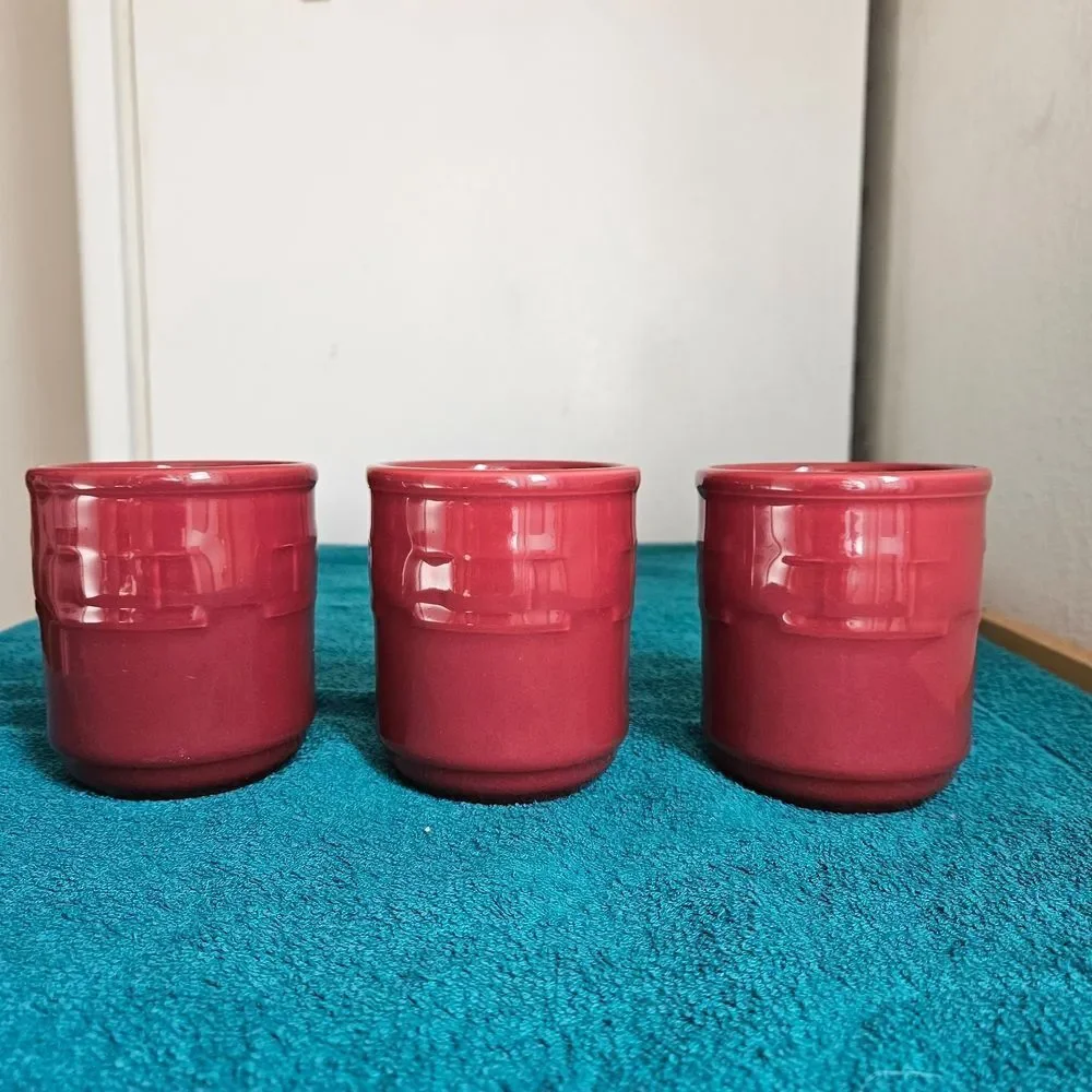 Longaberger Mug 3 Pcs In Paprika